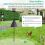 Anti-Rust Squirrel Baffle Foldable Hanging Flapper Wrap Around Proof Baffles Outdoor Garden Decor 7