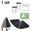 Anti-Rust Squirrel Baffle Foldable Hanging Flapper Wrap Around Proof Baffles Outdoor Garden Decor 9