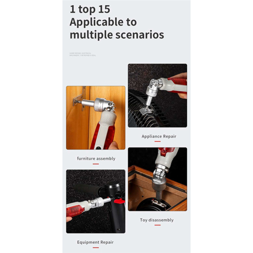 Multi Angle Bidirectional Ratchet Screwdriver Set 15 in 1 Torx Magnetic Screw Driver Bit Precision Screwdrivers B 2