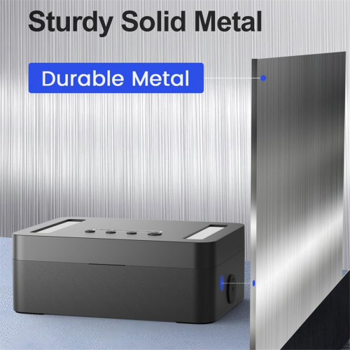 Metal Timed Lock Box,Mobile Phone Box with Timer, Container Self-Controlled Time Release Safety Locker 2