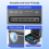 Metal Timed Lock Box,Mobile Phone Box with Timer, Container Self-Controlled Time Release Safety Locker 7