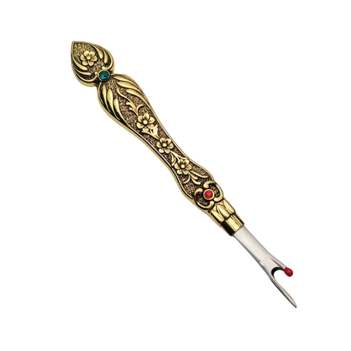 Vintage Thread Cutter Seam Ripper Unpicker - Sewing Handle Needlework Remover Gold