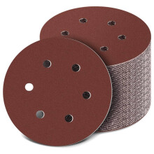 Schuurschijf van 150 mm, klittenbandpads van 15 cm, set van 100 schuurpapier met diverse korrelgroottes voor excentrische schuurmachine