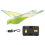 Simulation d'oiseau télécommandé, vol d'ailes battantes, pigeon, induction, aigle électrique, télécommande, vert 3