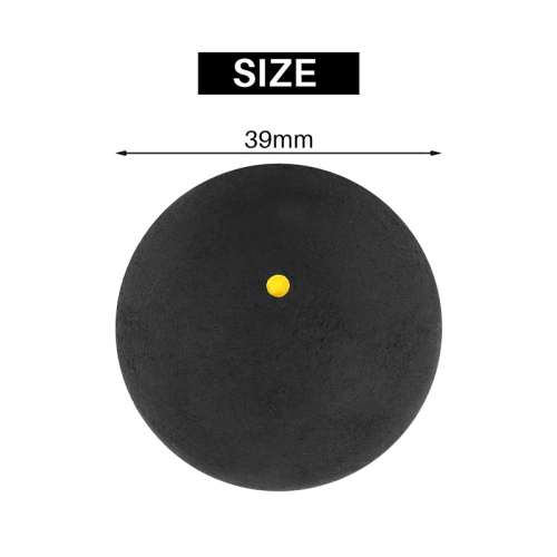 3Pcs Squash Ball One-Yellow-Dot Low Speed Sports Professional Player Competition