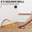3Pcs Squash Ball One-Yellow-Dot Low Speed Sports Professional Player Competition 6