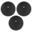 3Pcs Squash Ball One-Yellow-Dot Low Speed Sports Professional Player Competition 5