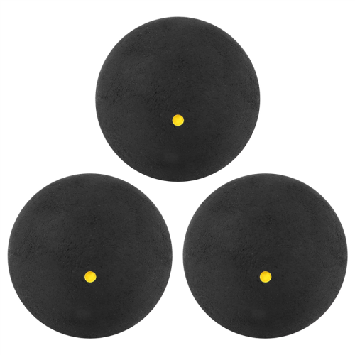 3Pcs Squash Ball One-Yellow-Dot Low Speed Sports Professional Player Competition 2