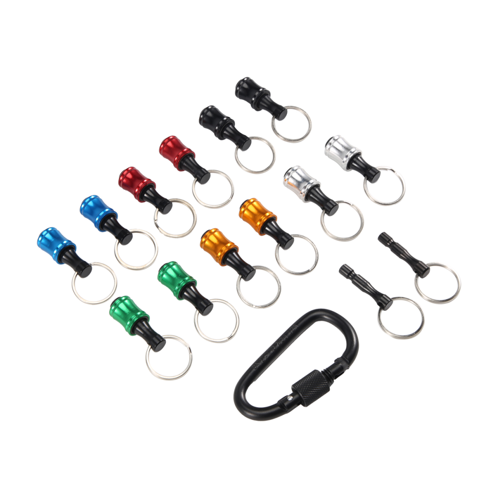 12Pieces 1/4 Inch Hex Shank Bits Holder Keychian, Keychain Extension Bar Screwdriver Bit Socket Adapter-image-OPC-PJ25YRV-NEW