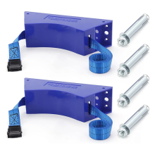 2PCS Propane Tank Holder Cylinder Wall Mounted Bracket Gas ABS with Screws Blue