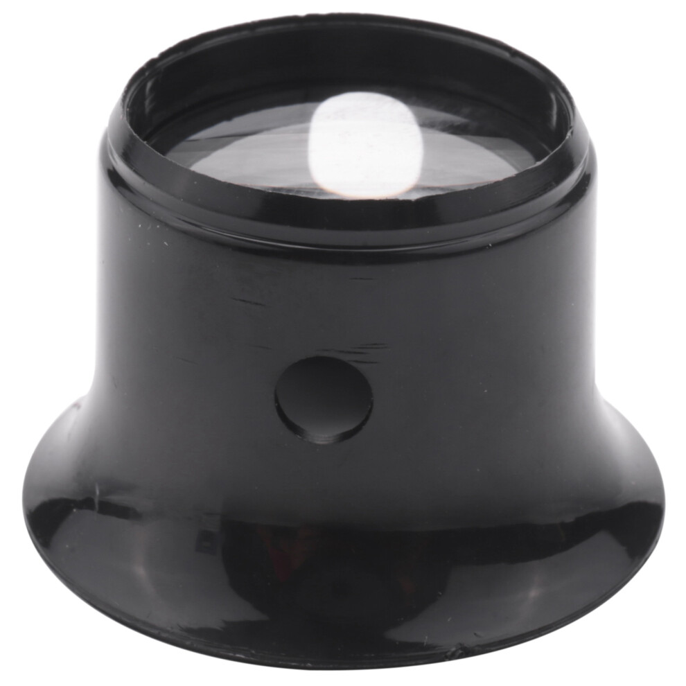 Loupe d'horloger 10 fois Loupe de bijoutier lentille oculaire Noir
