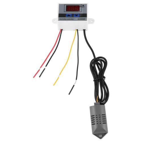 Digitaler Feuchtigkeits- Und Temperaturregler – 16A/230V, Mit Fühler, –10°C Bis 50°C, 20–95% RH, Alarmfunktion