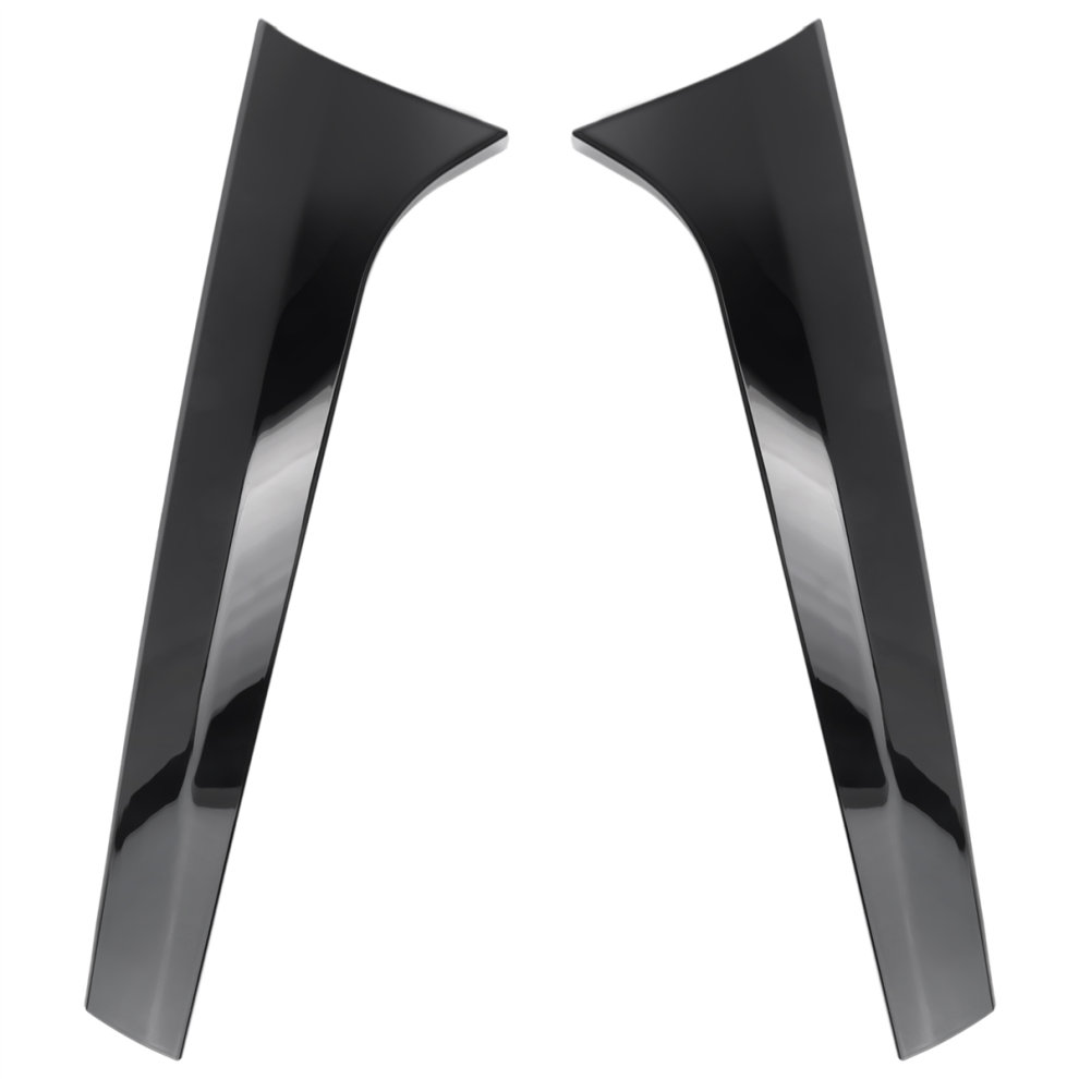 Gloss Rear Side Wing Roof Spoiler Stickers Cover Trim For Ml Class W166 2012-2018 Black 4851051640624