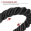 Heavy Duty Tricep Pull Down Rope 36 Inches with Snap Hook, Fitness Attachment Cable Machine Pulldown for Home Gym 4