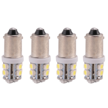4x T11 BA9S 233 BAJONETT 10 SMD LED Auto Keil Innenraum Seitenleuchte Glühbirne Weiß
