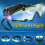 Night Vision Scope with Flip-out LED Blue for activities at night especially 8