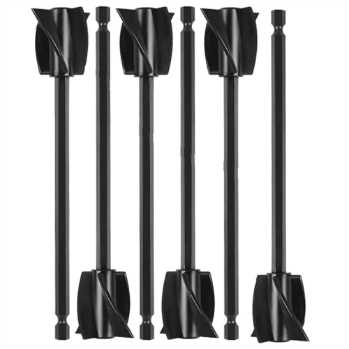 Mélangeurs de résine, accessoires époxy pour perceuse, agitateur de peinture réutilisable (6 pièces)