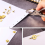 300 peças de prendedores de papel de latão de 3/4 polegadas, pregos e arruelas banhadas com furador dourado, 20 mm 7