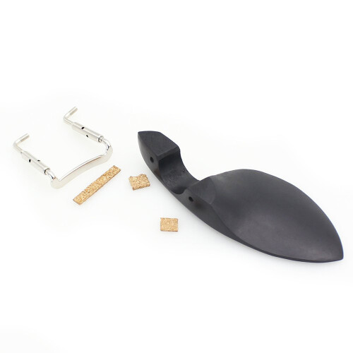 Barbada para violín 3/4 4/4 Barbada de madera con soporte estándar negro 2
