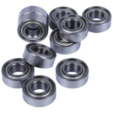 10 stuks miniatuur afgedichte metalen afgeschermde metrische radiale kogellagers Model: MR115 ZZ 5x11x 4MM