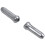 100x Fiets Shifter Remkabel Tips Caps Einde Krimp Zilver 3