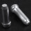 100x Fiets Shifter Remkabel Tips Caps Einde Krimp Zilver 8