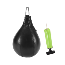 Sacco da boxe professionale, sacco da boxe, speedball, accessorio per fitness e boxe, nero