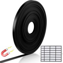 Zwarte tape op rol, magnetische bordverdelers, markeerlijnen voor klaslokalen, kantooraccessoires, 16 meter
