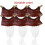 Lot de 6 filets de rechange en cuir pour table de billard 2