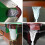 Lot de 6 filets de rechange en cuir pour table de billard 4