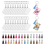 Μπρελόκ Sublimation Blanks Χύμα, σετ 30 τεμαχίων με φούντες, κύκλος, 1