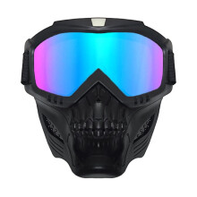 Tactical fullface mask Two color variants With antifog lenses Removable ski mask Comfortable padding Ref: 1400