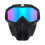 Tactical fullface mask Two color variants With antifog lenses Removable ski mask Comfortable padding Ref: 1400 1