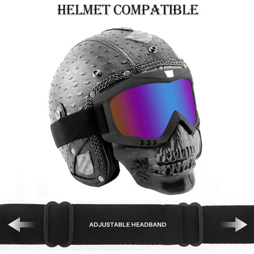 Tactical fullface mask Two color variants With antifog lenses Removable ski mask Comfortable padding Ref: 1400 2