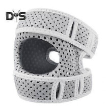 (grey) Adjustable Knee Brace for Pain Relief - Shock Absorbing, Breathable Support for Arthritis & Workouts