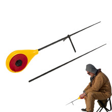 Winter fishing rod, 11.81 inches, light sea fishing rod for trout, pike perch, perch yellow