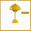 (Yellow) Flowerpot Style LED Desk Lamp Adjustable Brightness for Reading & Work 5