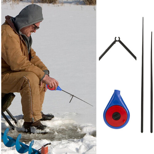 Fishing Spinning Rod with Rod Tip for Trout, Zander, Perch blue Ref: 8359 1