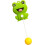 's Table Tennis Trainer, Indoor Hanging Elastic Shaft, Automatic Winding, Frog Style 4