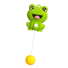 's Table Tennis Trainer, Indoor Hanging Elastic Shaft, Automatic Winding, Frog Style
