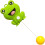 's Table Tennis Trainer, Indoor Hanging Elastic Shaft, Automatic Winding, Frog Style 5
