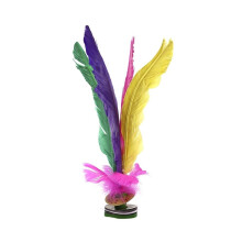 1 x China Jianzi shuttlecock kicking handwheel, unique badminton, fitness, entertainment for physical exercises 21