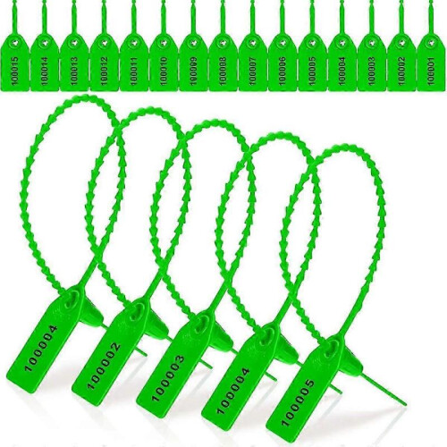 1000 Pcs Plastic Tamper Evident Seals for Security Tags & Bags