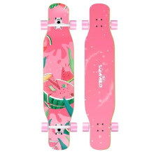 47 Inch Skateboard Longboards Kids Adults Beginners (Color : E)