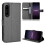 (Black) Xperia 1 IV Diamond Texture Leather Phone Case - Premium Protection 1