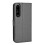 (Black) Xperia 1 IV Diamond Texture Leather Phone Case - Premium Protection 3