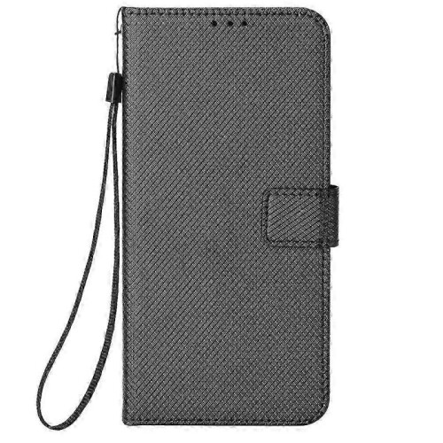(Black) Xperia 1 IV Diamond Texture Leather Phone Case - Premium Protection 1