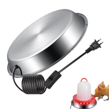 Heated poultry drinker Coop Waterer Supplies, drinker Poultry drinker heater, adjustable base temperature of the poultry drinker for cold weather