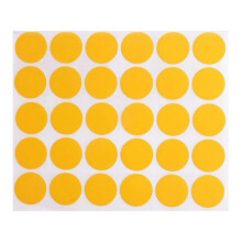 (bright yellow) 30Pcs Waterproof Screw Hole Covers Self-Adhesive Furniture Hole Plugs for Cabinet Desk Warm White