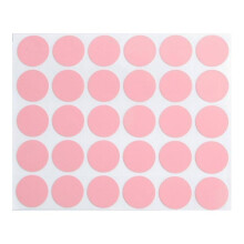 (Pink) 30Pcs Waterproof Screw Hole Covers Self-Adhesive Furniture Hole Plugs for Cabinet Desk Warm White